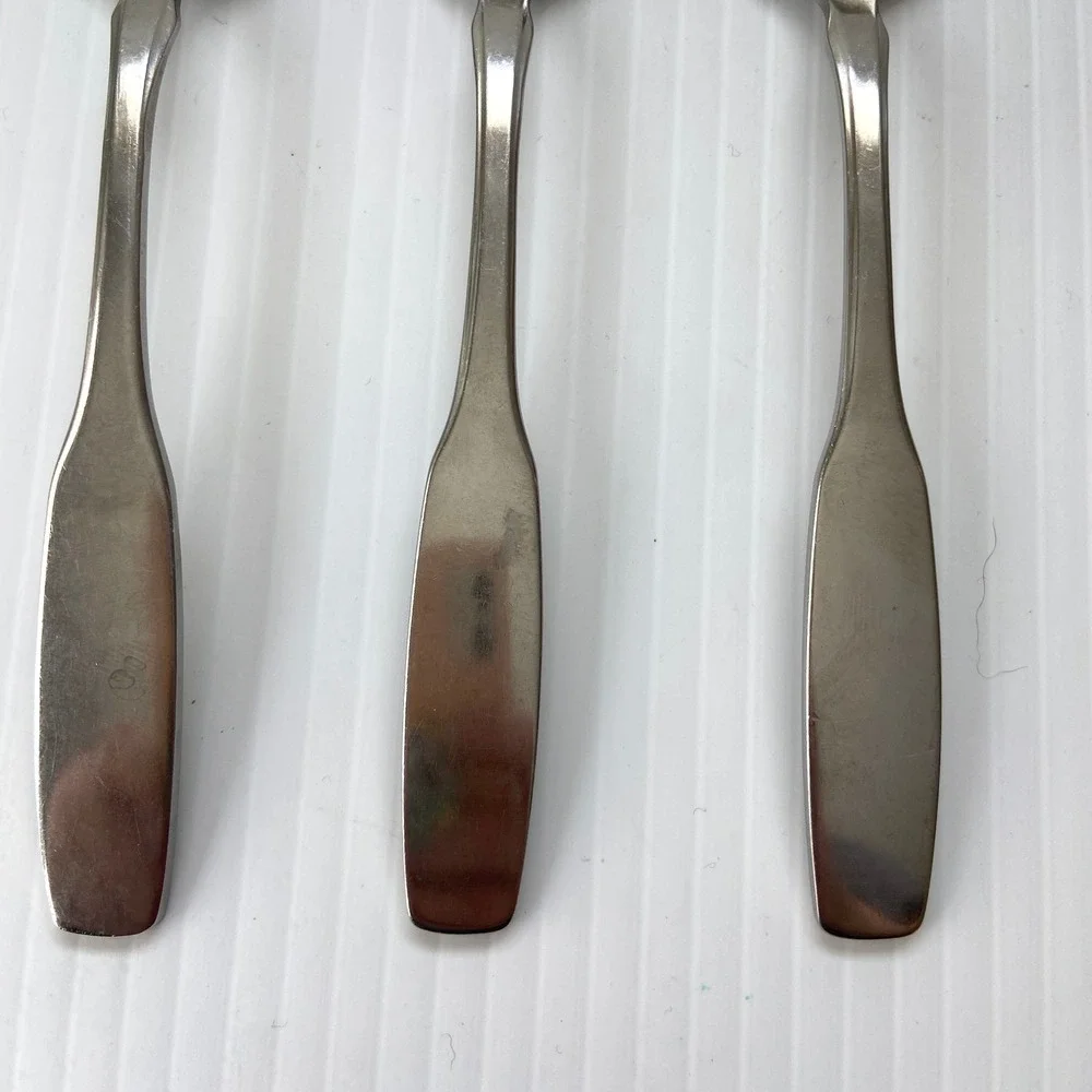 Oneida Community Stainless PAUL REVERE Oval Soup Spoons 6 3/4